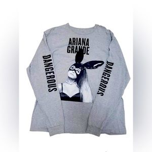 Ariana Grande Dangerous Woman Long-sleeved T-shirt Size XL